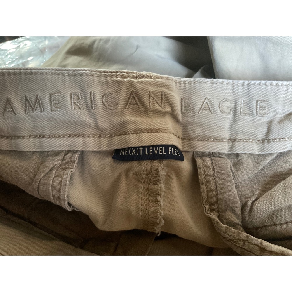 American Eagle NE(X)T Level Flex Khaki Pants Mens Classic Casual - Picture 3 of 3